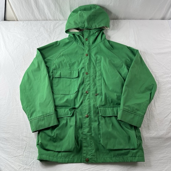 Woolrich Jackets & Blazers - Vintage 90s Woolrich Waterproof Hooded Rain Jacket Kelly Green Size S Women's